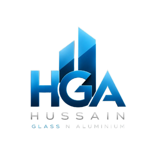 Hussain Glass and Aluminium (HGA) Logo